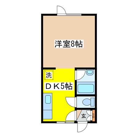 ハイツシエスタの物件間取画像